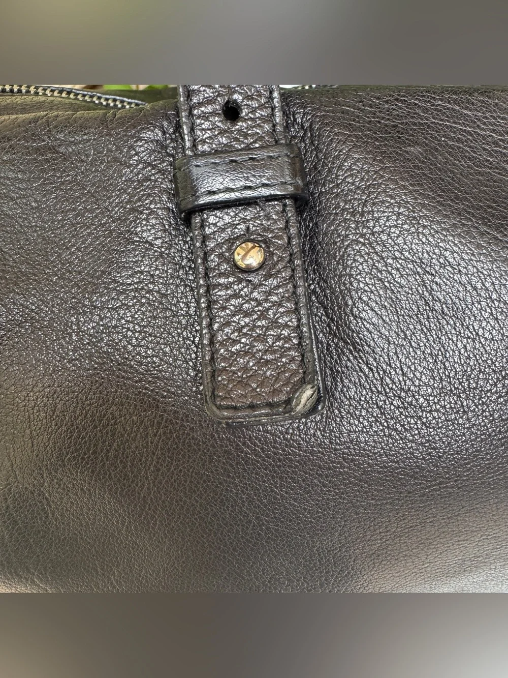 Yves Saint Laurent Studded Vintage Rive Gauche Satchel